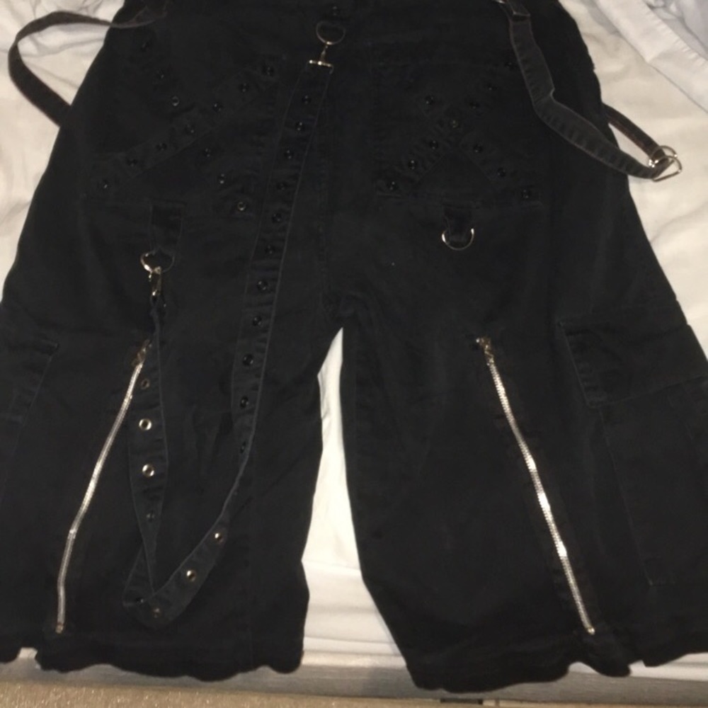 Tripp NYC Red and Black Shorts